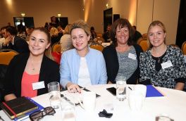 Chloe Murphy with Sarah Sherry, Margaret Gilsenan and Ottlie Higson